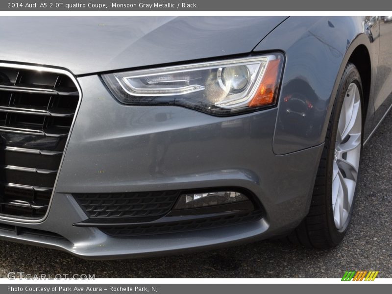 Monsoon Gray Metallic / Black 2014 Audi A5 2.0T quattro Coupe