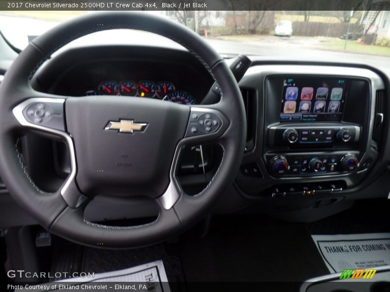 Black / Jet Black 2017 Chevrolet Silverado 2500HD LT Crew Cab 4x4