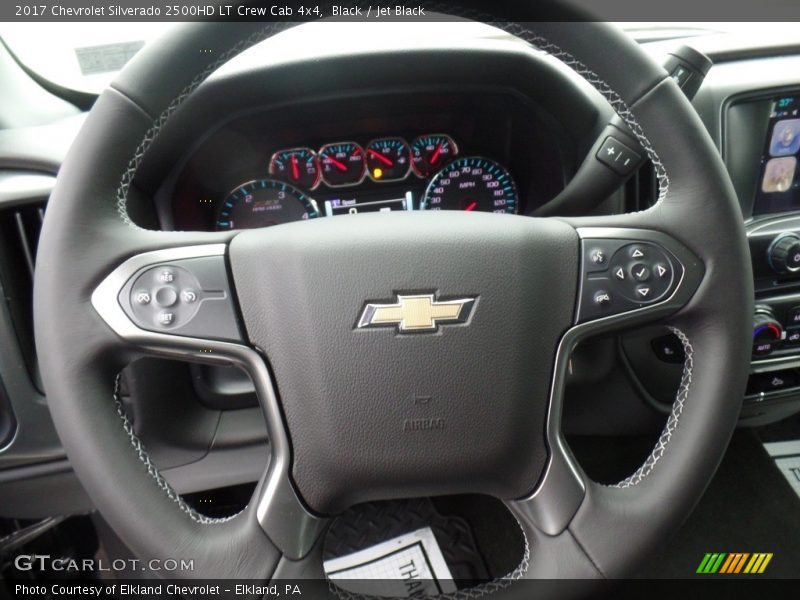Black / Jet Black 2017 Chevrolet Silverado 2500HD LT Crew Cab 4x4