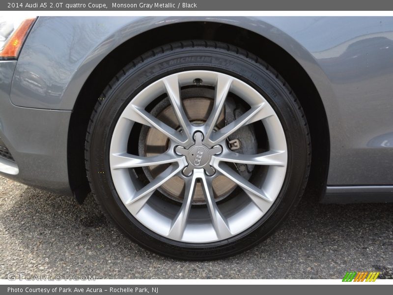 Monsoon Gray Metallic / Black 2014 Audi A5 2.0T quattro Coupe