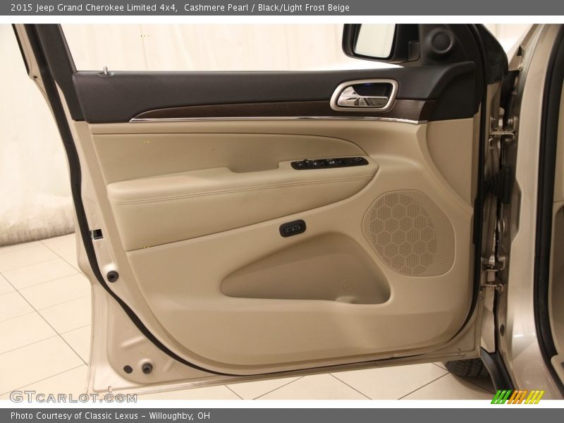 Cashmere Pearl / Black/Light Frost Beige 2015 Jeep Grand Cherokee Limited 4x4