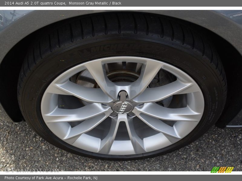 Monsoon Gray Metallic / Black 2014 Audi A5 2.0T quattro Coupe