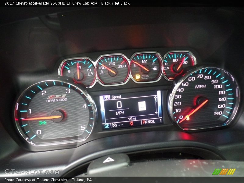 Black / Jet Black 2017 Chevrolet Silverado 2500HD LT Crew Cab 4x4
