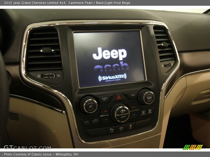 Cashmere Pearl / Black/Light Frost Beige 2015 Jeep Grand Cherokee Limited 4x4