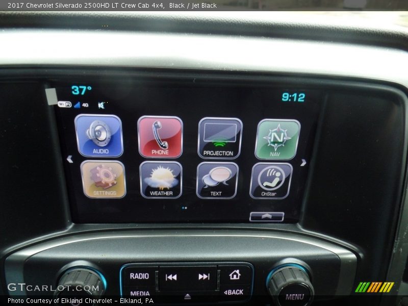 Black / Jet Black 2017 Chevrolet Silverado 2500HD LT Crew Cab 4x4