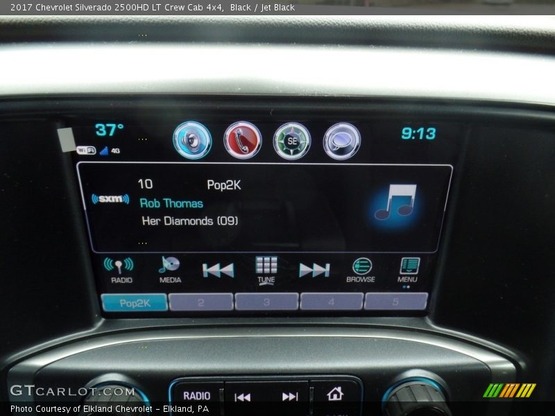 Black / Jet Black 2017 Chevrolet Silverado 2500HD LT Crew Cab 4x4