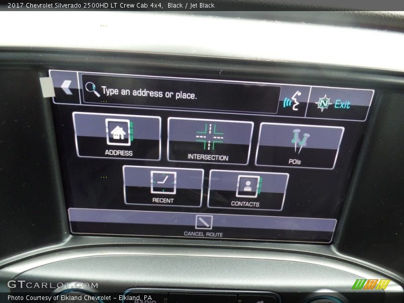 Black / Jet Black 2017 Chevrolet Silverado 2500HD LT Crew Cab 4x4
