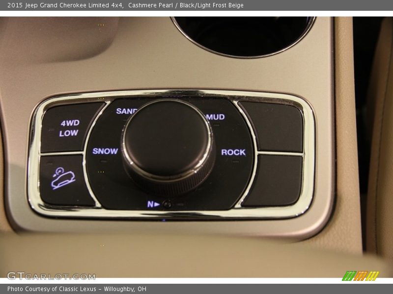 Cashmere Pearl / Black/Light Frost Beige 2015 Jeep Grand Cherokee Limited 4x4