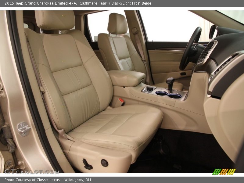 Cashmere Pearl / Black/Light Frost Beige 2015 Jeep Grand Cherokee Limited 4x4