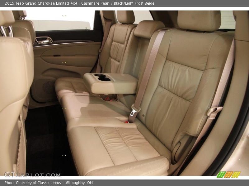 Cashmere Pearl / Black/Light Frost Beige 2015 Jeep Grand Cherokee Limited 4x4