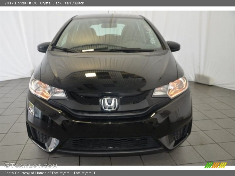 Crystal Black Pearl / Black 2017 Honda Fit LX