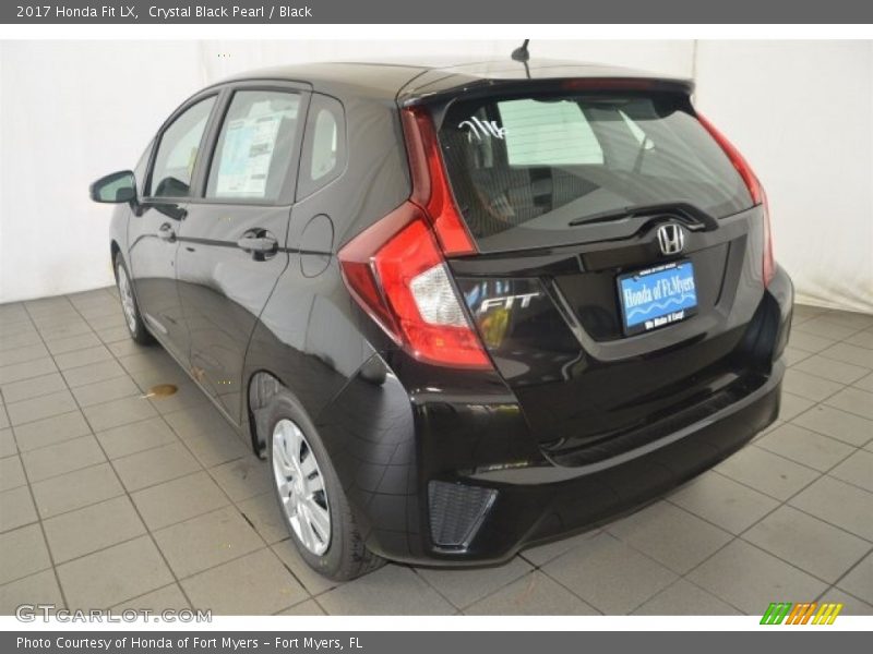 Crystal Black Pearl / Black 2017 Honda Fit LX