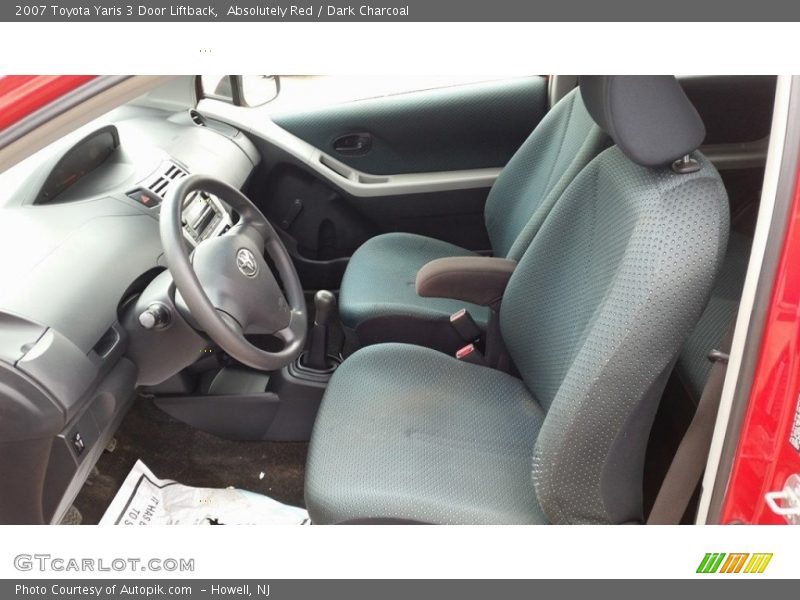 Absolutely Red / Dark Charcoal 2007 Toyota Yaris 3 Door Liftback