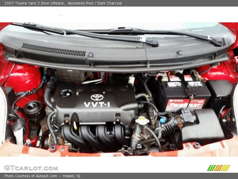 Absolutely Red / Dark Charcoal 2007 Toyota Yaris 3 Door Liftback