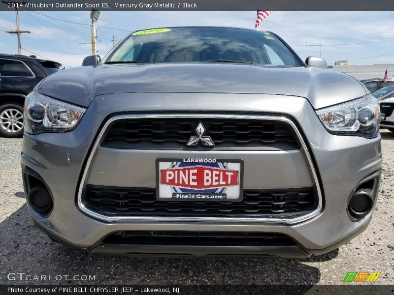 Mercury Gray Metallic / Black 2014 Mitsubishi Outlander Sport ES