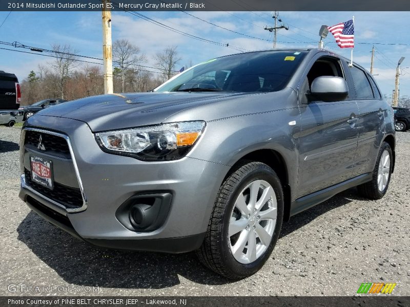 Mercury Gray Metallic / Black 2014 Mitsubishi Outlander Sport ES