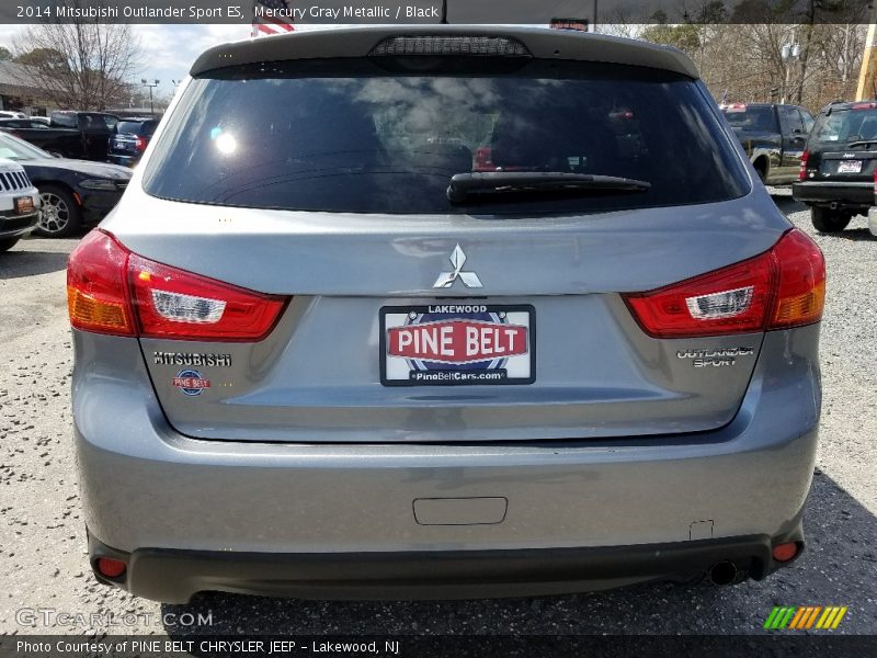 Mercury Gray Metallic / Black 2014 Mitsubishi Outlander Sport ES