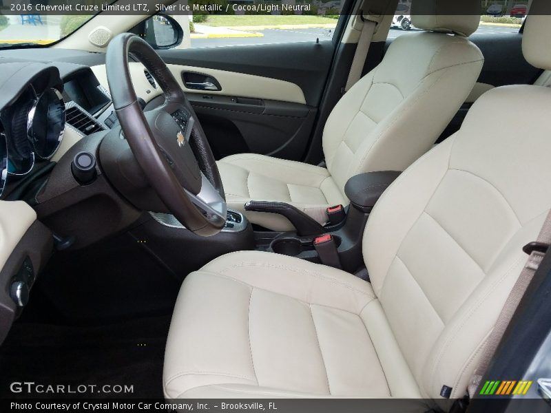 Silver Ice Metallic / Cocoa/Light Neutral 2016 Chevrolet Cruze Limited LTZ