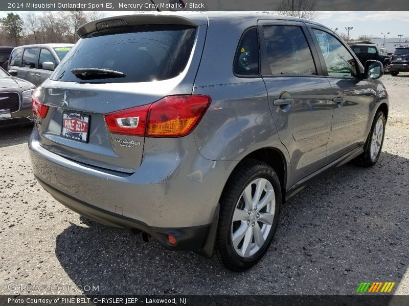 Mercury Gray Metallic / Black 2014 Mitsubishi Outlander Sport ES