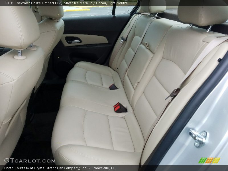 Silver Ice Metallic / Cocoa/Light Neutral 2016 Chevrolet Cruze Limited LTZ