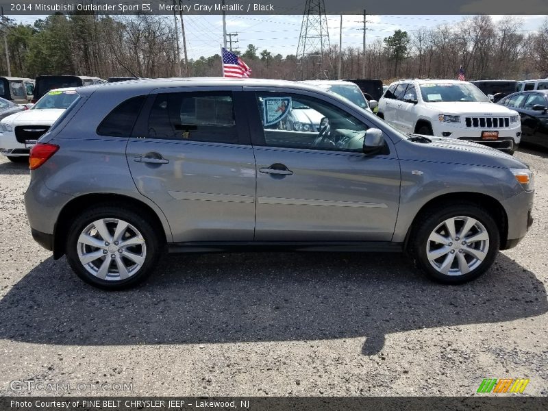 Mercury Gray Metallic / Black 2014 Mitsubishi Outlander Sport ES