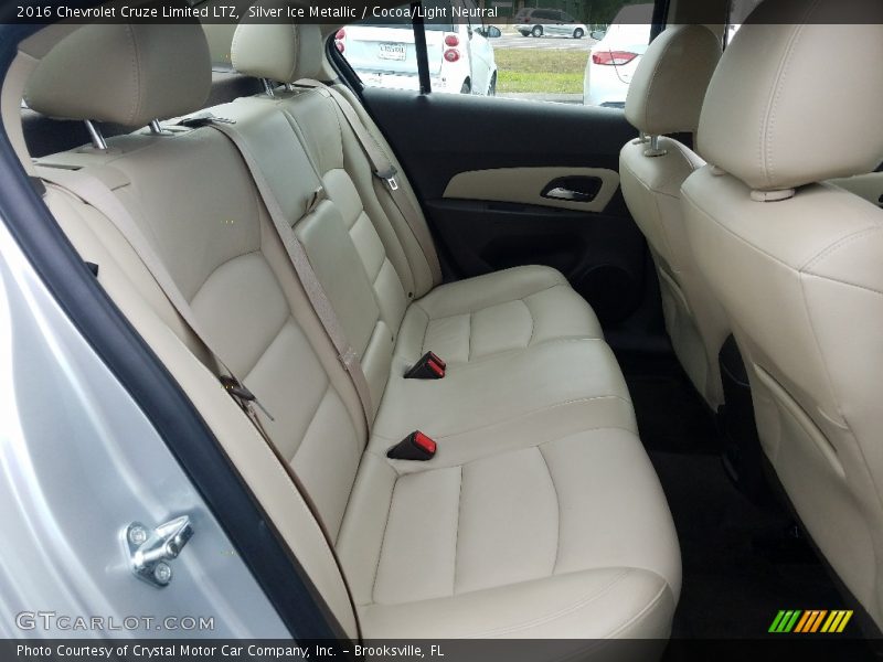 Silver Ice Metallic / Cocoa/Light Neutral 2016 Chevrolet Cruze Limited LTZ