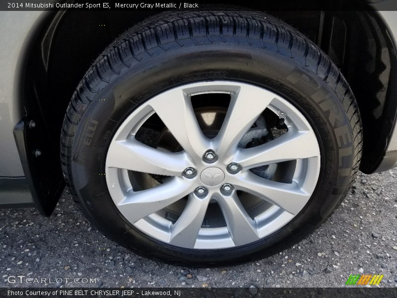 Mercury Gray Metallic / Black 2014 Mitsubishi Outlander Sport ES