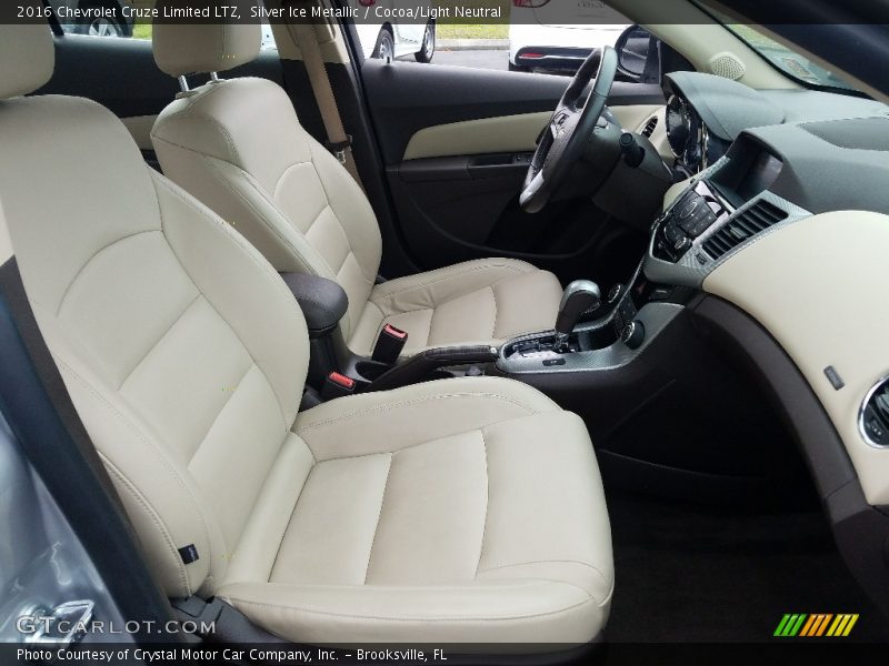 Silver Ice Metallic / Cocoa/Light Neutral 2016 Chevrolet Cruze Limited LTZ