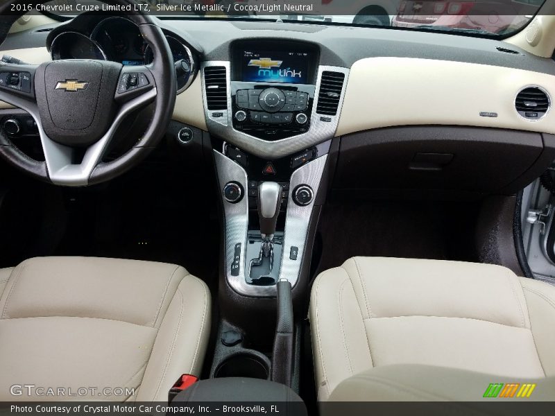 Silver Ice Metallic / Cocoa/Light Neutral 2016 Chevrolet Cruze Limited LTZ