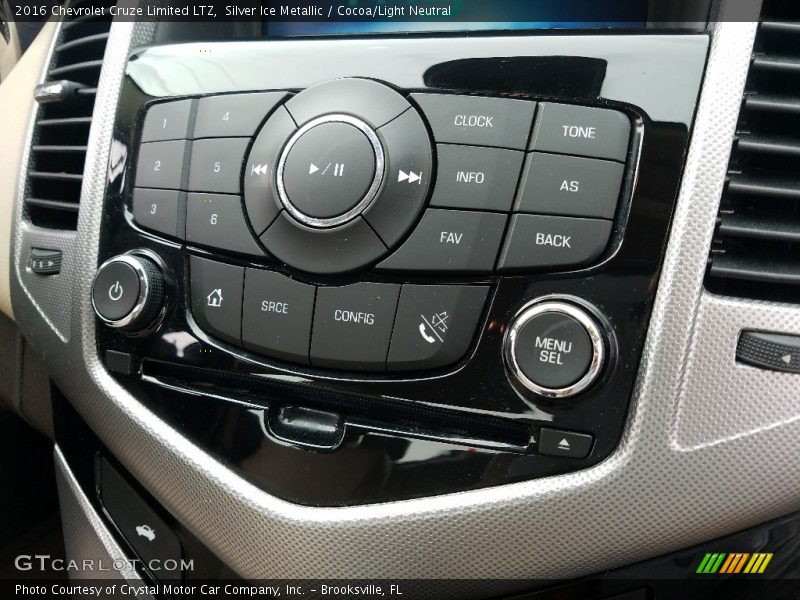 Silver Ice Metallic / Cocoa/Light Neutral 2016 Chevrolet Cruze Limited LTZ