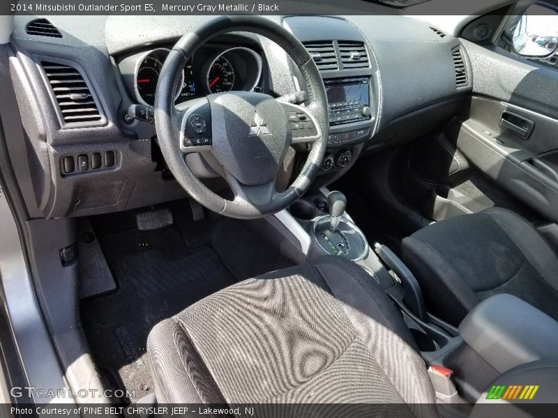 Mercury Gray Metallic / Black 2014 Mitsubishi Outlander Sport ES