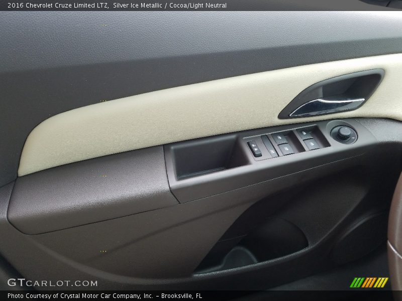 Silver Ice Metallic / Cocoa/Light Neutral 2016 Chevrolet Cruze Limited LTZ