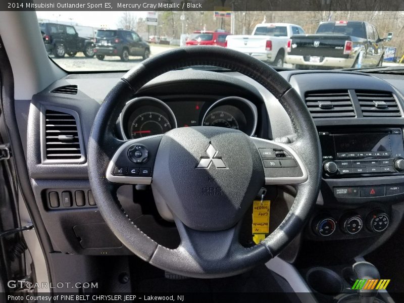Mercury Gray Metallic / Black 2014 Mitsubishi Outlander Sport ES