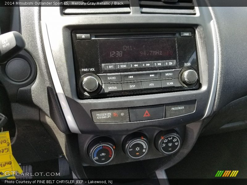 Mercury Gray Metallic / Black 2014 Mitsubishi Outlander Sport ES