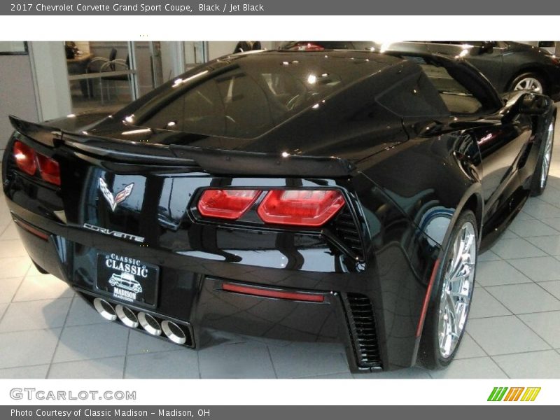 Black / Jet Black 2017 Chevrolet Corvette Grand Sport Coupe