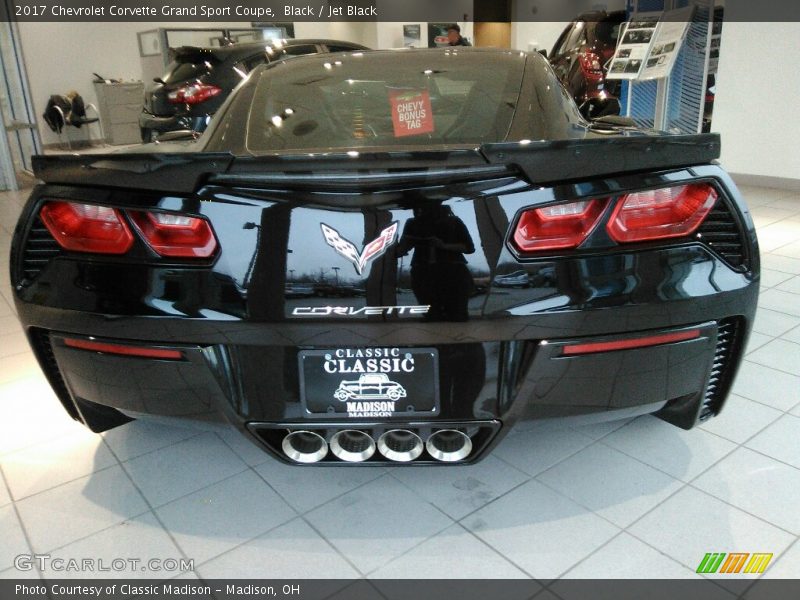 Black / Jet Black 2017 Chevrolet Corvette Grand Sport Coupe