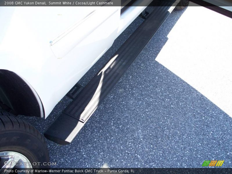 Summit White / Cocoa/Light Cashmere 2008 GMC Yukon Denali