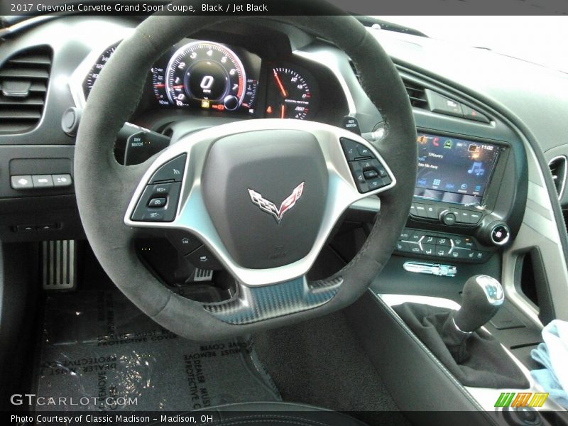 Black / Jet Black 2017 Chevrolet Corvette Grand Sport Coupe