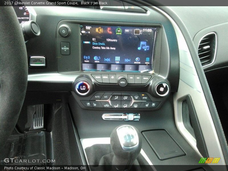 Black / Jet Black 2017 Chevrolet Corvette Grand Sport Coupe