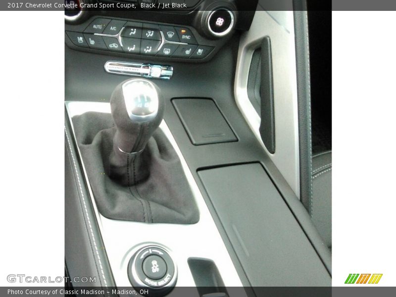 Black / Jet Black 2017 Chevrolet Corvette Grand Sport Coupe