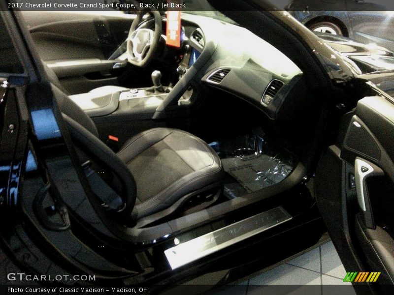 Black / Jet Black 2017 Chevrolet Corvette Grand Sport Coupe