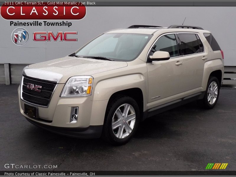 Gold Mist Metallic / Jet Black 2011 GMC Terrain SLT