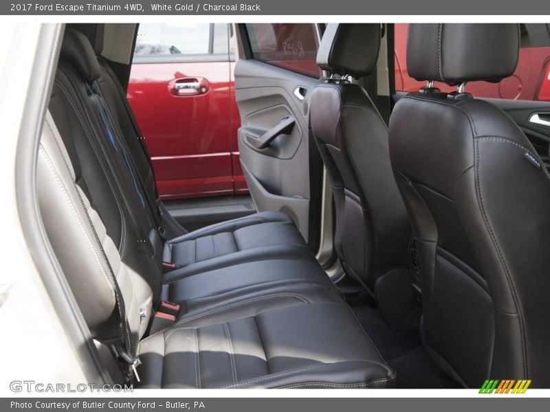 White Gold / Charcoal Black 2017 Ford Escape Titanium 4WD