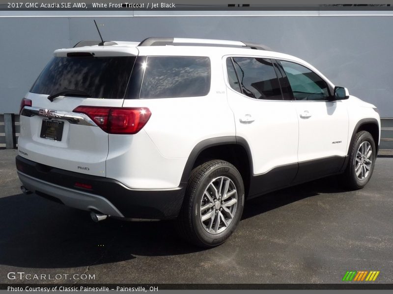 White Frost Tricoat / Jet Black 2017 GMC Acadia SLE AWD