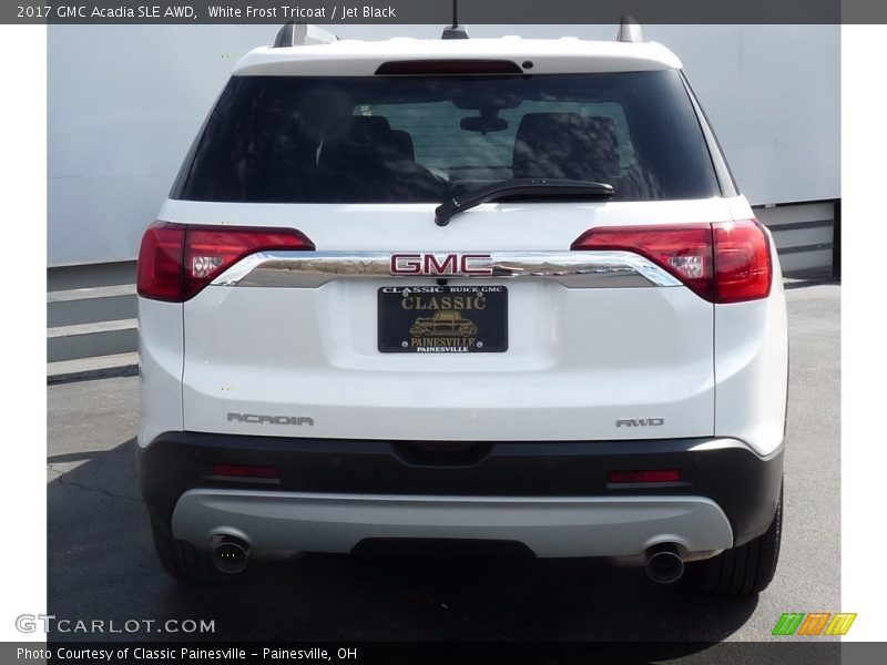 White Frost Tricoat / Jet Black 2017 GMC Acadia SLE AWD