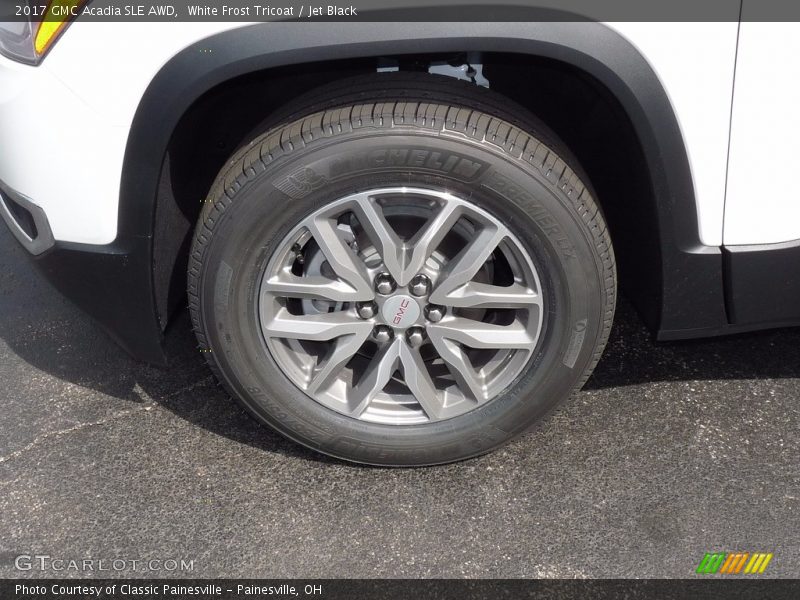 White Frost Tricoat / Jet Black 2017 GMC Acadia SLE AWD