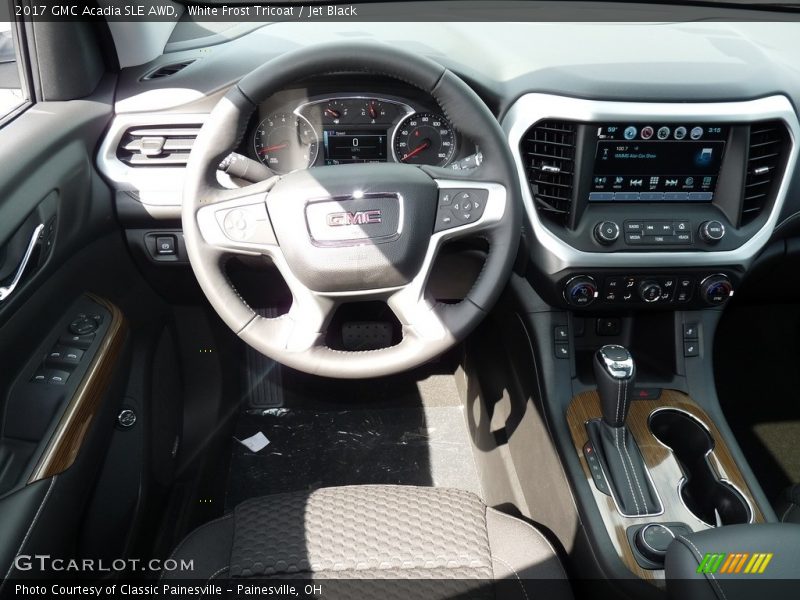 White Frost Tricoat / Jet Black 2017 GMC Acadia SLE AWD