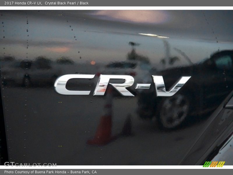 Crystal Black Pearl / Black 2017 Honda CR-V LX