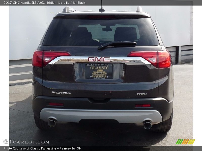 Iridium Metallic / Jet Black 2017 GMC Acadia SLE AWD