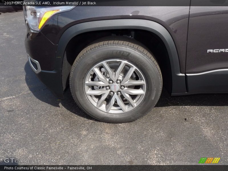 Iridium Metallic / Jet Black 2017 GMC Acadia SLE AWD